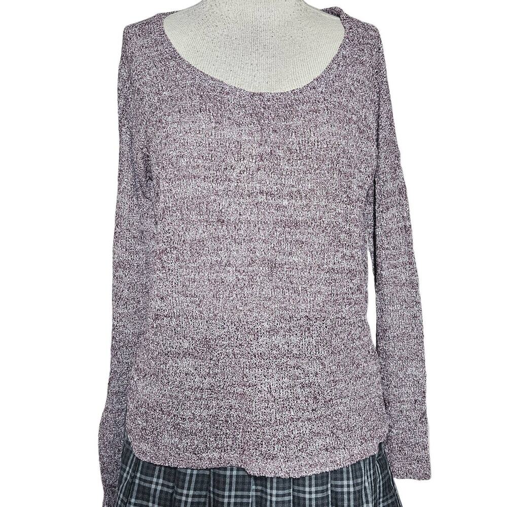 Burgendy Knit Sweater Size Small